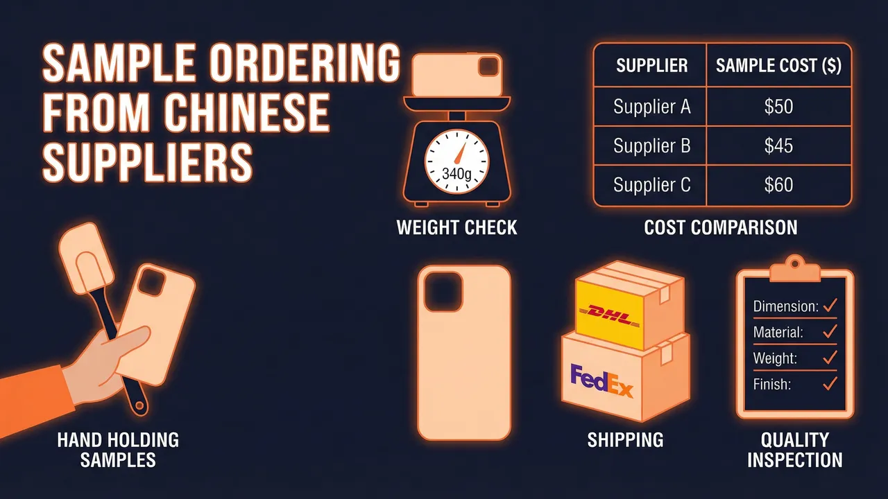 Sample ordering process from Chinese suppliers