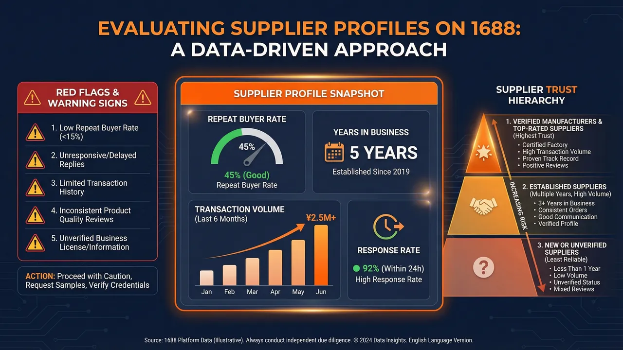 Supplier evaluation metrics dashboard