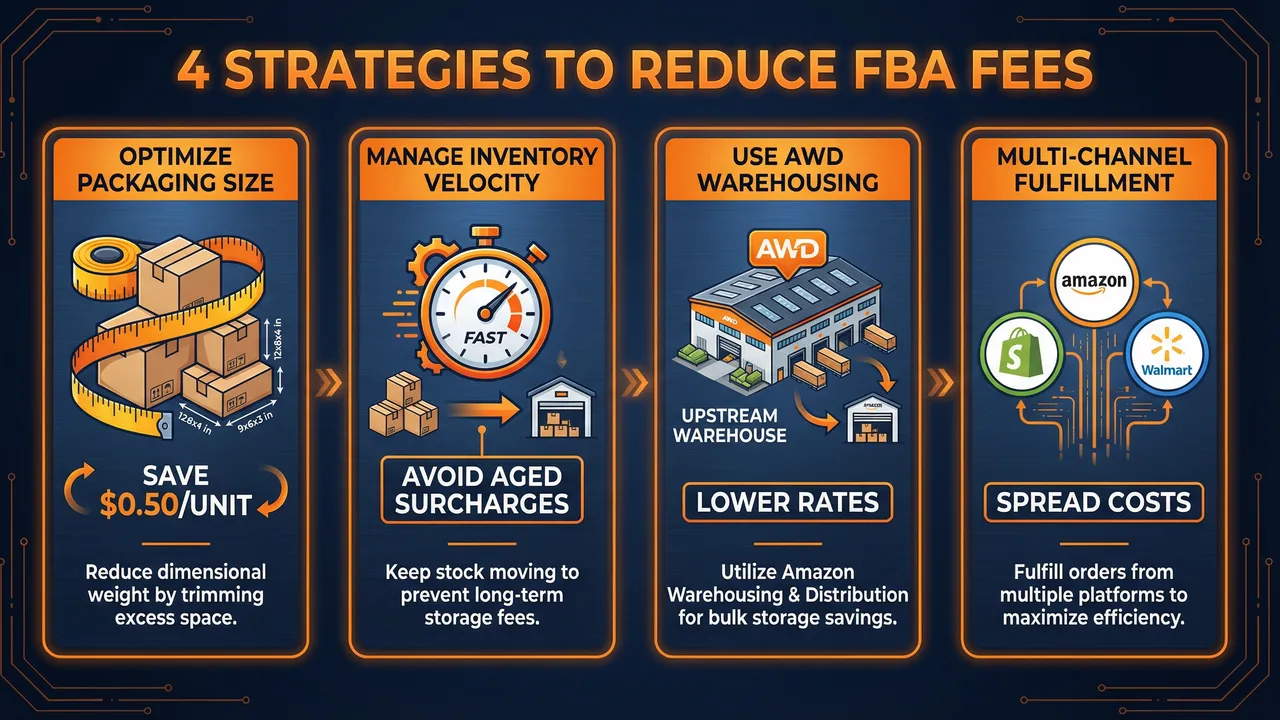 4 strategies to reduce Amazon FBA fees and protect margins