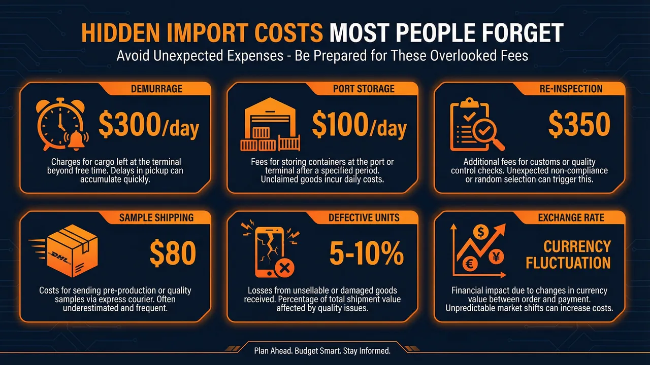 Hidden import costs that most importers forget to budget for