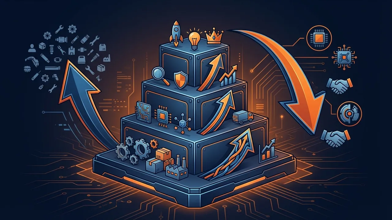 Niveis de fornecedores e faixas tipicas de MOQ