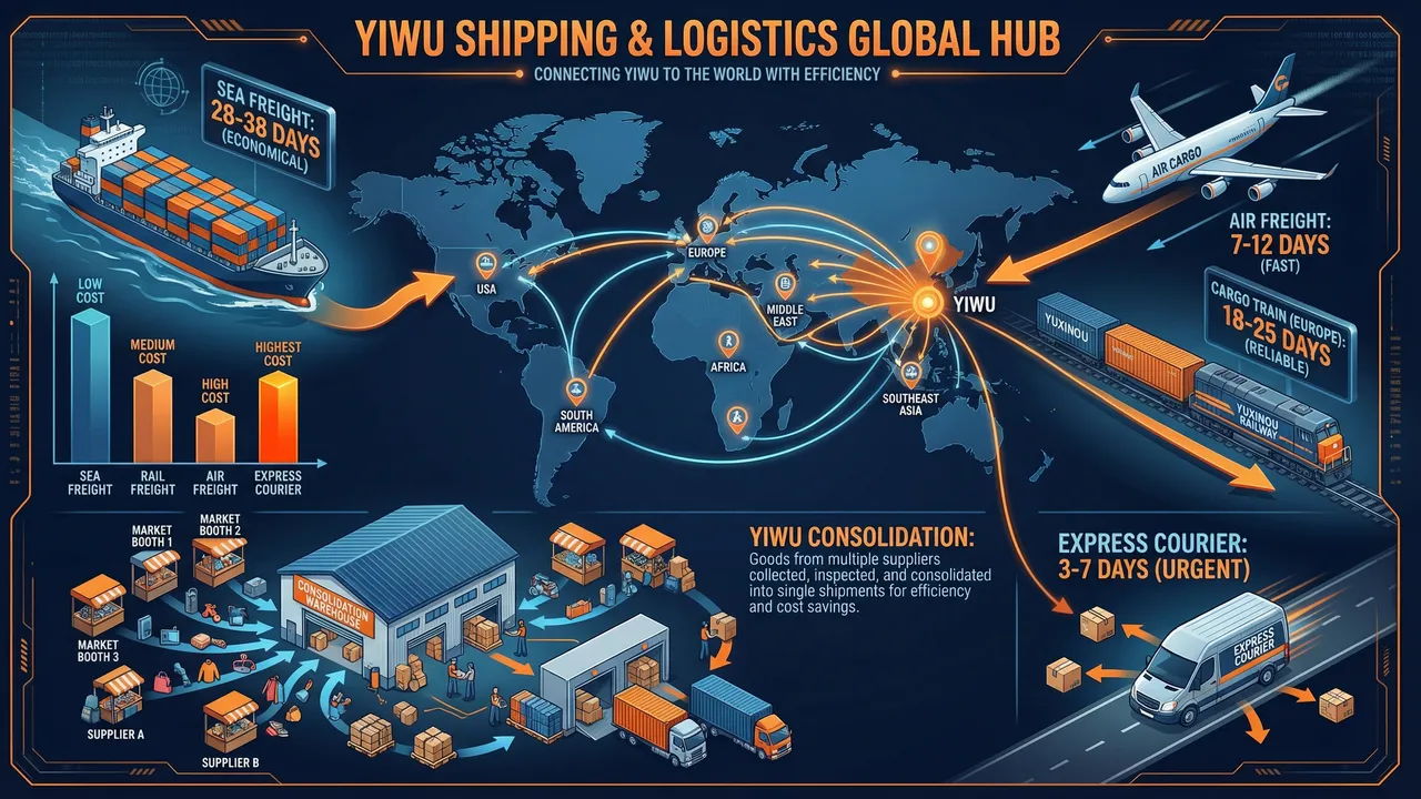 Yiwu shipping and logistics options